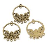10pc Ethnic bronze style, literary and retro style, handmade DIY jewelry connecting accessories