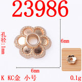 50PC DIY Bracelet Bracelet with Separable Beads, Flower Pieces, Flower Tray, Alloy Accessories