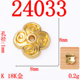 50PC DIY Bracelet Bracelet with Separable Beads, Flower Pieces, Flower Tray, Alloy Accessories