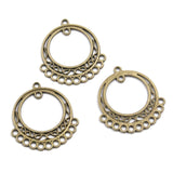 10pc Ethnic bronze style, literary and retro style, handmade DIY jewelry connecting accessories