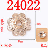 50PC DIY Bracelet Bracelet with Separable Beads, Flower Pieces, Flower Tray, Alloy Accessories