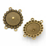 10pc Ethnic bronze style, literary and retro style, handmade DIY jewelry connecting accessories