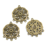 10pc Ethnic bronze style, literary and retro style, handmade DIY jewelry connecting accessories