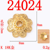 50PC DIY Bracelet Bracelet with Separable Beads, Flower Pieces, Flower Tray, Alloy Accessories