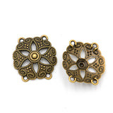 10pc Ethnic bronze style, literary and retro style, handmade DIY jewelry connecting accessories