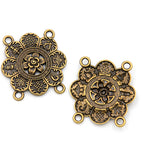 10pc Ethnic bronze style, literary and retro style, handmade DIY jewelry connecting accessories