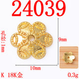 50PC DIY Bracelet Bracelet with Separable Beads, Flower Pieces, Flower Tray, Alloy Accessories