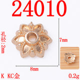 50PC DIY Bracelet Bracelet with Separable Beads, Flower Pieces, Flower Tray, Alloy Accessories