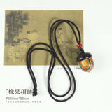 1pc Ebony acorn can be twisted to open safflower pear hazelnut DIY accessories pinecone pendant keychain car hanging decoration wishing bottle