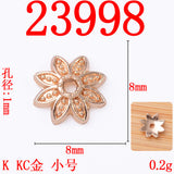 50PC DIY Bracelet Bracelet with Separable Beads, Flower Pieces, Flower Tray, Alloy Accessories
