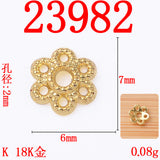 50PC DIY Bracelet Bracelet with Separable Beads, Flower Pieces, Flower Tray, Alloy Accessories