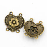 10pc Ethnic bronze style, literary and retro style, handmade DIY jewelry connecting accessories