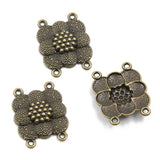 10pc Ethnic bronze style, literary and retro style, handmade DIY jewelry connecting accessories