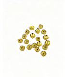 7mm 50-piece alloy golden four-petaled plum blossom base spacer bead spacer piece bead string h6015