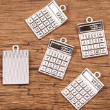 19 cross-border creative DIY alloy jewellery gadgets school supplies charm schoolbag ruler stationery pendant