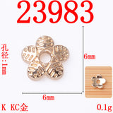 50PC DIY Bracelet Bracelet with Separable Beads, Flower Pieces, Flower Tray, Alloy Accessories