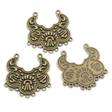 10pc Ethnic bronze style, literary and retro style, handmade DIY jewelry connecting accessories