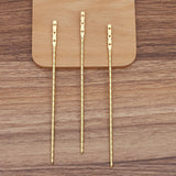 2Pc Alloy, Bamboo Sticks, Hairpins (14181)