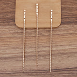 2Pc Alloy, Bamboo Sticks, Hairpins (14181)