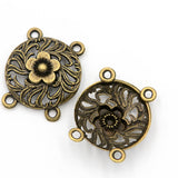 10pc Ethnic bronze style, literary and retro style, handmade DIY jewelry connecting accessories