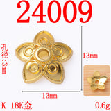 50PC DIY Bracelet Bracelet with Separable Beads, Flower Pieces, Flower Tray, Alloy Accessories
