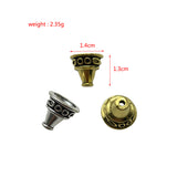 20pc Antique silver, antique gold, antique bronze, tulip-shaped flower hat, beaded flower hat