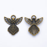 26*23*2MM DIY Joyería Colgante Ángel Aleación Encanto 100pcs/lote 
