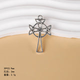 Vintage style Celtic knot pendant, six-pointed star cross pendant, DIY necklace, personalised minimalist jewellery accessories