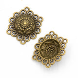 10pc Ethnic bronze style, literary and retro style, handmade DIY jewelry connecting accessories