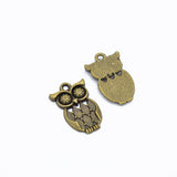 22 x14MM   10pc Alloy jewelry accessory owl pendant EF3875