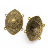 10pc Ethnic bronze style, literary and retro style, handmade DIY jewelry connecting accessories