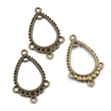 10pc Ethnic bronze style, literary and retro style, handmade DIY jewelry connecting accessories