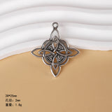 Vintage style Celtic knot pendant, six-pointed star cross pendant, DIY necklace, personalised minimalist jewellery accessories