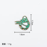 10pc Antique green and blue cross-shaped heart-shaped seahorse pendant DIY jewelry accessory vintage earring accessory