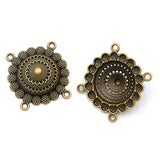 10pc Ethnic bronze style, literary and retro style, handmade DIY jewelry connecting accessories