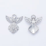 26*23*2MM DIY Joyería Colgante Ángel Aleación Encanto 100pcs/lote 