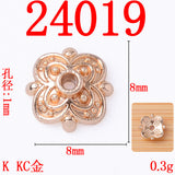 50PC DIY Bracelet Bracelet with Separable Beads, Flower Pieces, Flower Tray, Alloy Accessories