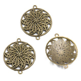 10pc Ethnic bronze style, literary and retro style, handmade DIY jewelry connecting accessories