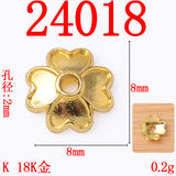 50PC DIY Bracelet Bracelet with Separable Beads, Flower Pieces, Flower Tray, Alloy Accessories