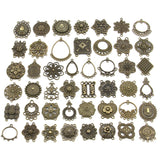 10pc Ethnic bronze style, literary and retro style, handmade DIY jewelry connecting accessories