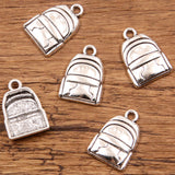 19 cross-border creative DIY alloy jewellery gadgets school supplies charm schoolbag ruler stationery pendant