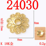 50PC DIY Bracelet Bracelet with Separable Beads, Flower Pieces, Flower Tray, Alloy Accessories