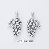 10pcs antiqued bronze color grape fruit design charms EF0620
