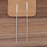 2Pc Alloy, Bamboo Sticks, Hairpins (14181)
