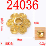 50PC DIY Bracelet Bracelet with Separable Beads, Flower Pieces, Flower Tray, Alloy Accessories
