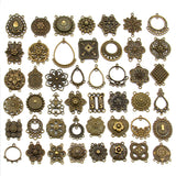 10pc Ethnic bronze style, literary and retro style, handmade DIY jewelry connecting accessories