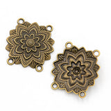 10pc Ethnic bronze style, literary and retro style, handmade DIY jewelry connecting accessories