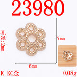 50PC DIY Bracelet Bracelet with Separable Beads, Flower Pieces, Flower Tray, Alloy Accessories
