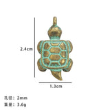 10pc Alloy DIY jewelry accessories, ancient green and smudged green earrings, pendants, creative bracelets, necklaces, small pendants