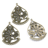10pc Ethnic bronze style, literary and retro style, handmade DIY jewelry connecting accessories